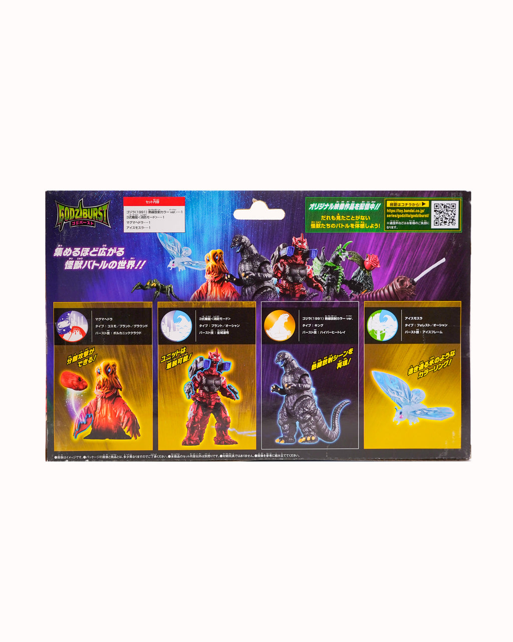 Godzilla Goji Burst Imagination Set 4
