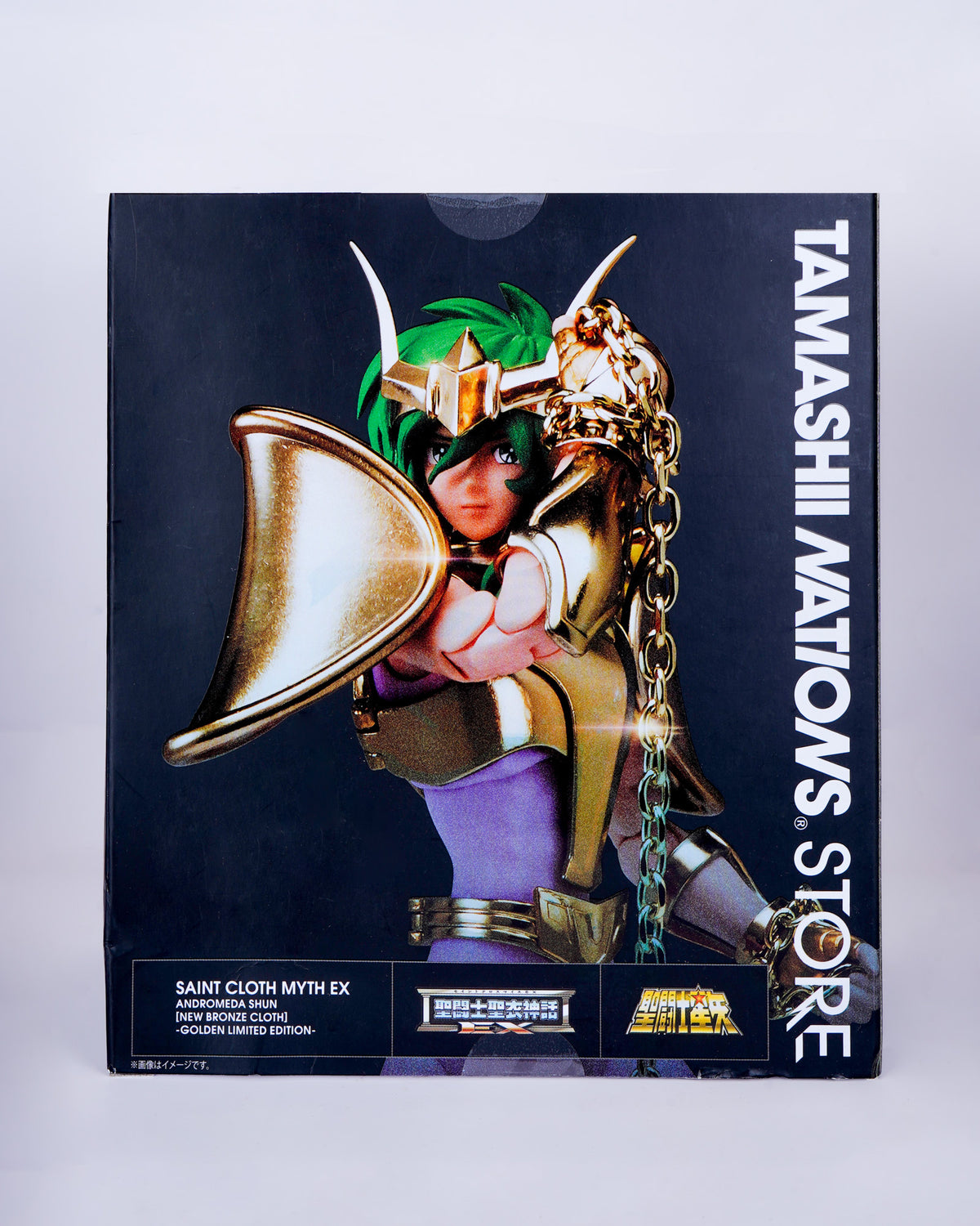 Tamashi nations Store exclusive Mythcloth Andromeda Shun Gold version V2
